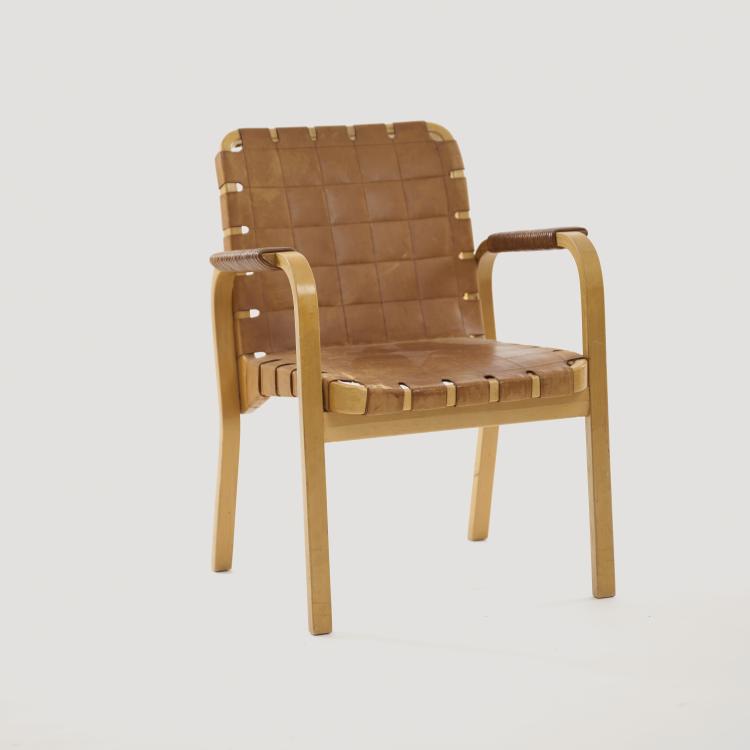 Hauptbild zu Objekt, Armchair '45', c. 1946, Alvar Aalto, Artek, Helsinki, 172B 288