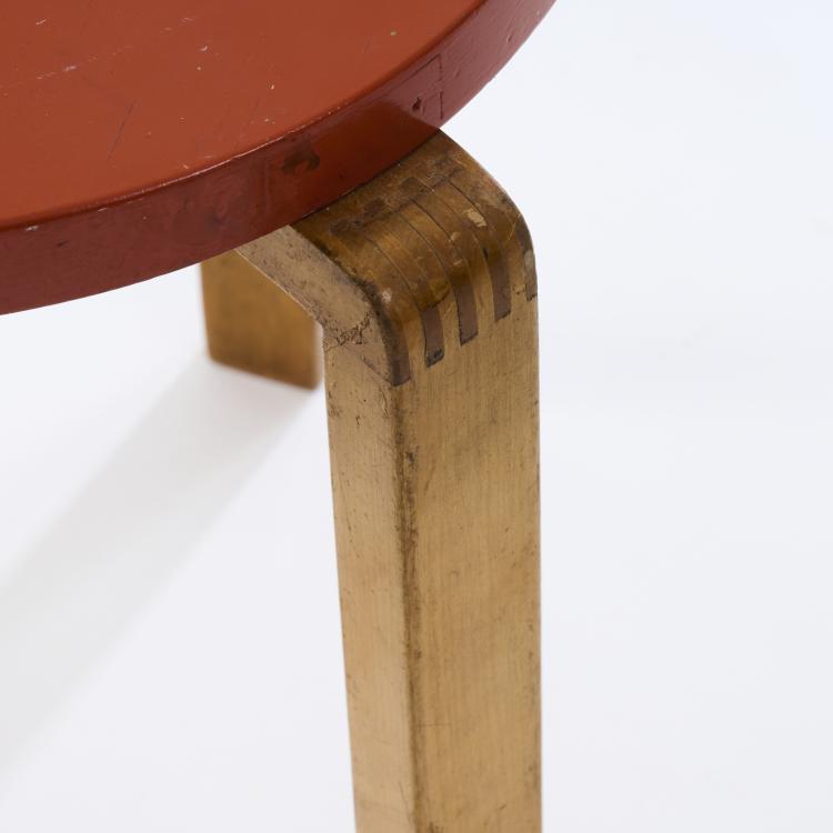 Bild 4 zu Objekt, Hocker 'finger joint leg', 1930/40er Jahre, Alvar Aalto, Huonekalu-ja Rakennusty&ouml;tehdas Oy, Turku., 172B 230