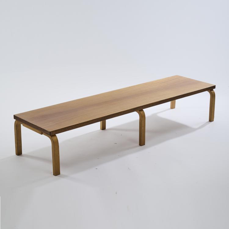 Hauptbild zu Objekt, Bench, c. 1935, Alvar Aalto, Artek, Helsinki, 172B 247