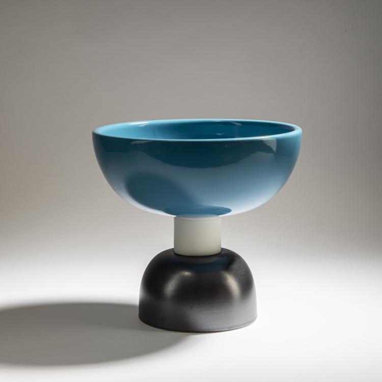 Hauptbild zu Objekt, Bowl 'Alzata Grande' - '543', 1958, Ettore Sottsass, Bitossi, Montelupo, 173A 80