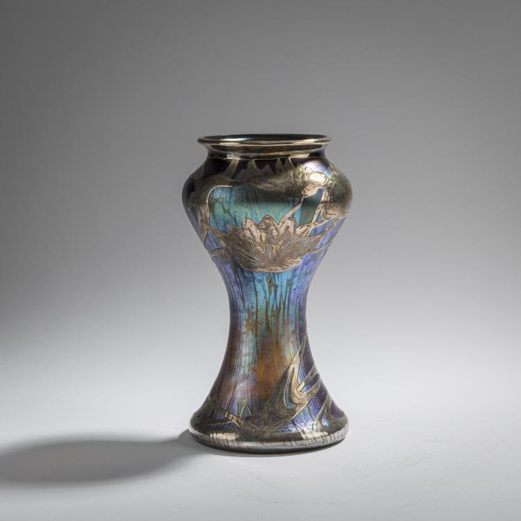 Bild 2 zu Objekt, 'Medici'-Vase mit Silberauflage, 1902, L&ouml;tz Wwe., Klosterm&uuml;hle, 174A 211