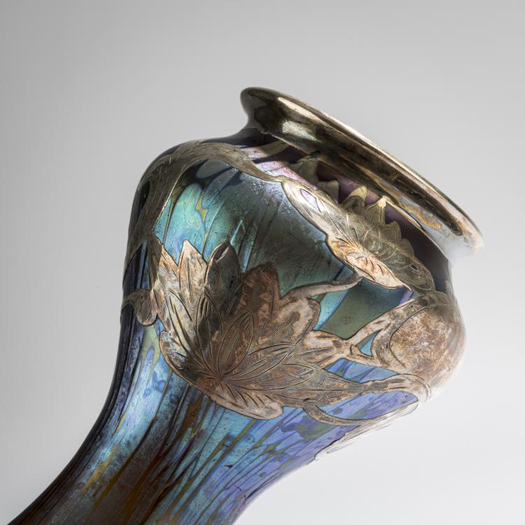 Bild 3 zu Objekt, 'Medici'-Vase mit Silberauflage, 1902, L&ouml;tz Wwe., Klosterm&uuml;hle, 174A 211