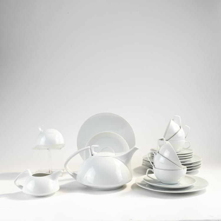 Bild 1 zu Objekt, 15-teiliges Kaffeeservice 'Gropius - TAC', 1969, Walter Gropius, Rosenthal, Selb, 173B 414