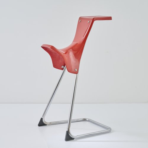 Sitting/standing object 'Saddle stool desk - model Adhock', c. 1979