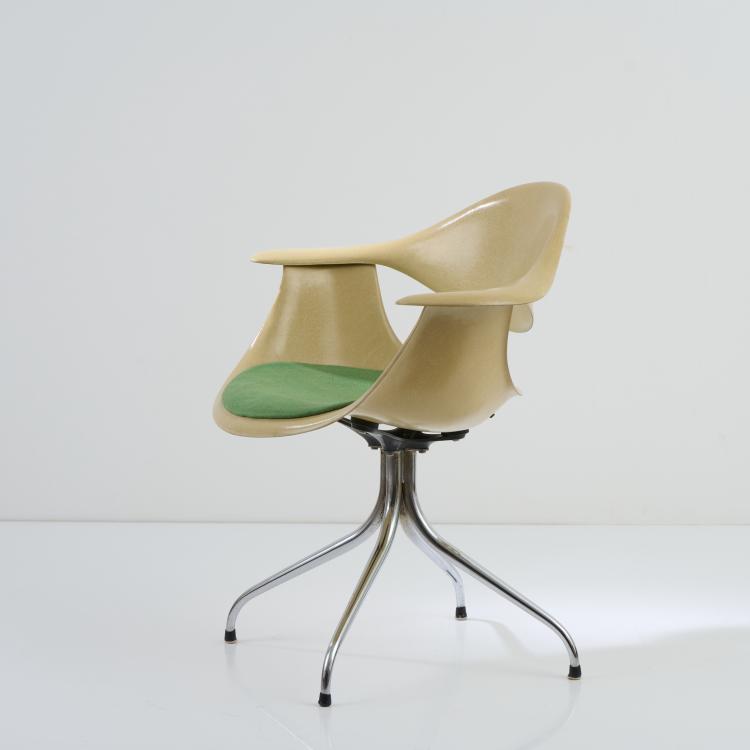 Bild 2 zu Objekt, 'DAF Swagged-Leg'-Armlehnstuhl, 1954, George Nelson, Miller, Herman, Zeeland, MI, 173B 367