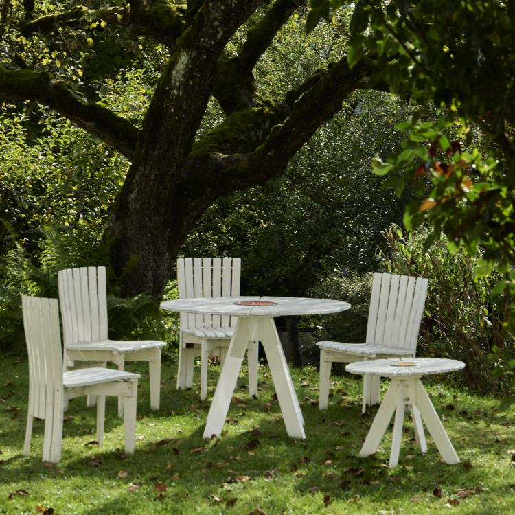 Bild 2 zu Objekt, Vier Gartenst&uuml;hle '310' und zwei Tische '330' 'Sunflower', 1938/39, Aino Aalto, Jalo-Set Ky, Noormarkku, 172B 252