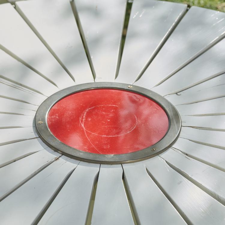 Bild 6 zu Objekt, Vier Gartenst&uuml;hle '310' und zwei Tische '330' 'Sunflower', 1938/39, Aino Aalto, Jalo-Set Ky, Noormarkku, 172B 252