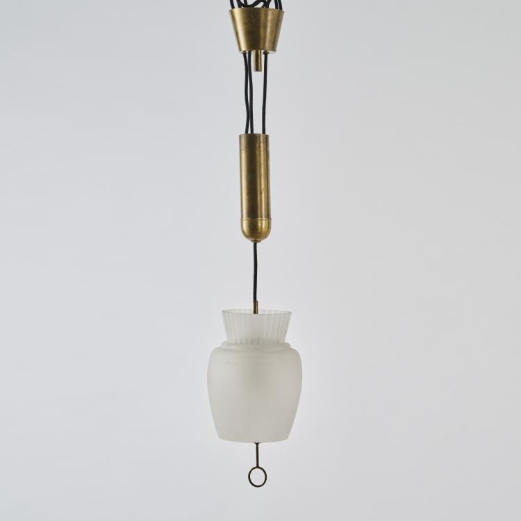 Hauptbild zu Objekt, Deckenleuchte, 1950er Jahre, B&ouml;hlmarks Lampfabrik, Schweden, 173B 445