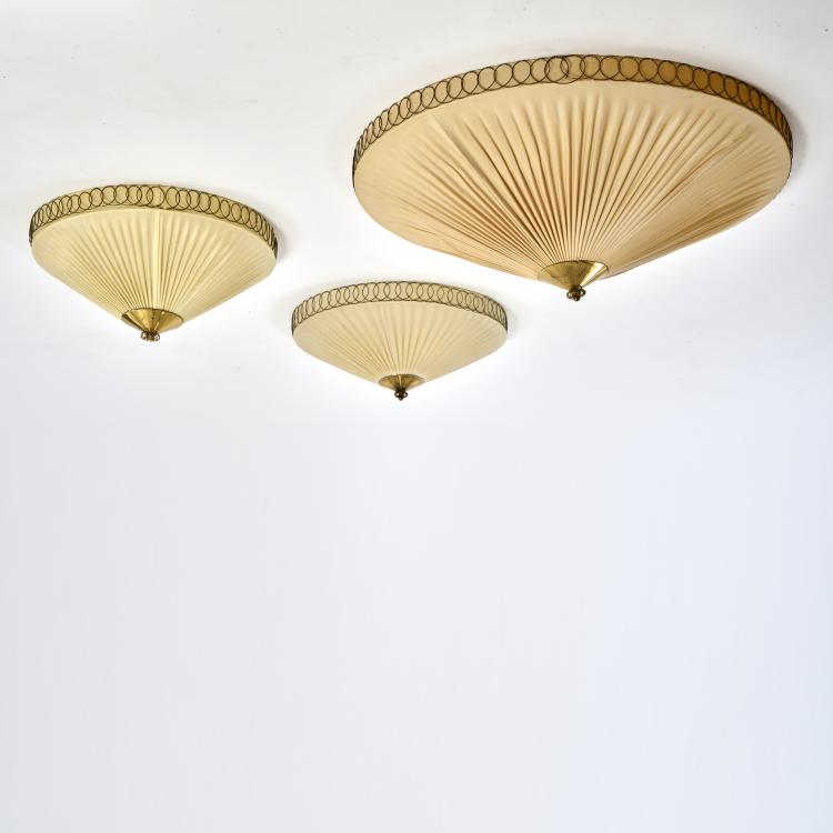 Bild 5 zu Objekt, Three ceiling lights and one pendant light, 1950s, Paavo Tynell, Idman Oy, Vilhonvuorenkatu, 172B 328