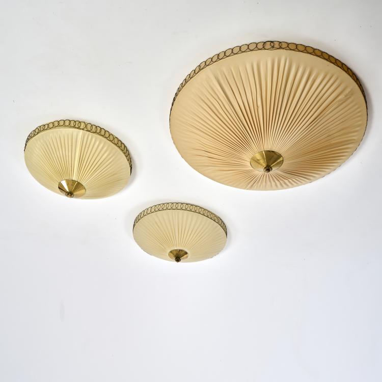 Bild 6 zu Objekt, Three ceiling lights and one pendant light, 1950s, Paavo Tynell, Idman Oy, Vilhonvuorenkatu, 172B 328