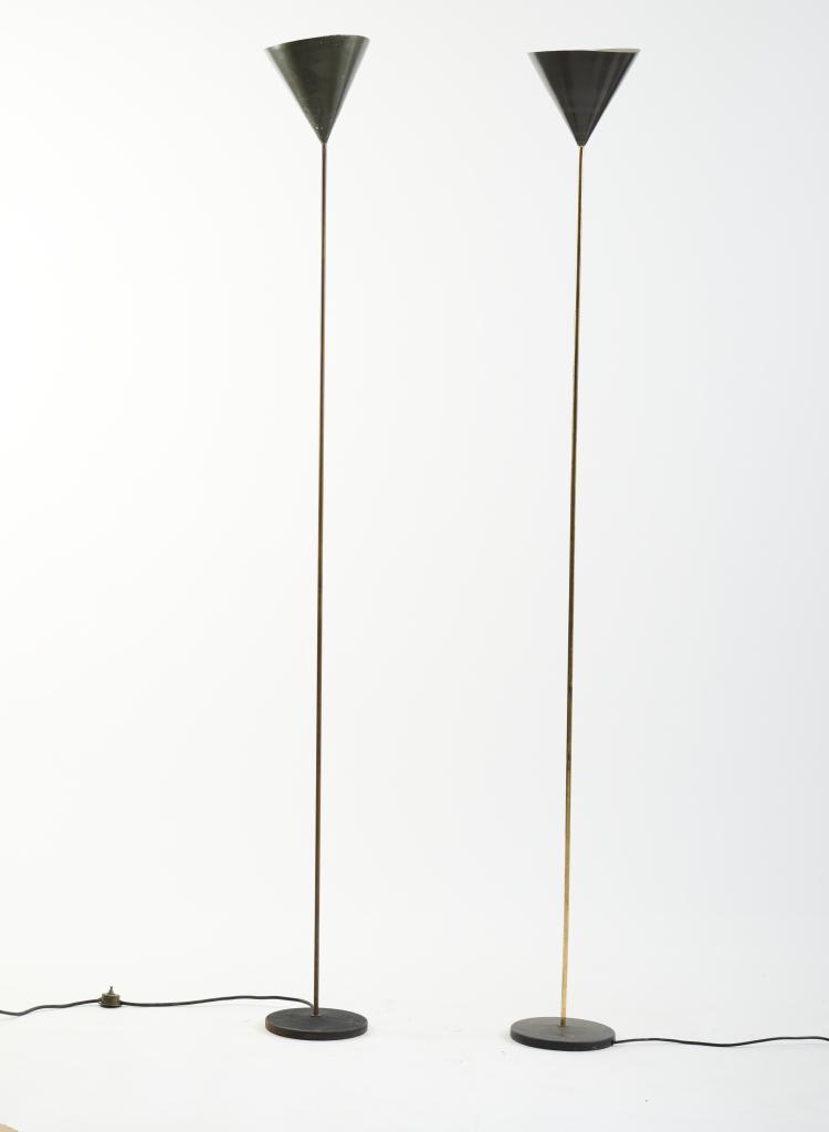 Hauptbild zu Objekt, Two 'Lte 5 Imbuto' floor lamps, 1954, Luigi Caccia Dominioni, Azucena, Mailand, 172A 91