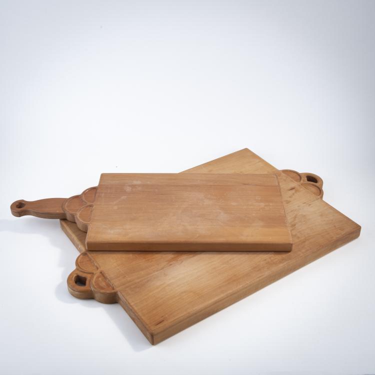 Hauptbild zu Objekt, Two cutting boards 'TGO 902/903', 1989, Milton Glaser, Alessi Twergi, Crusinallo, 173A 217