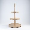 Cake stand with three levels, c. 1989