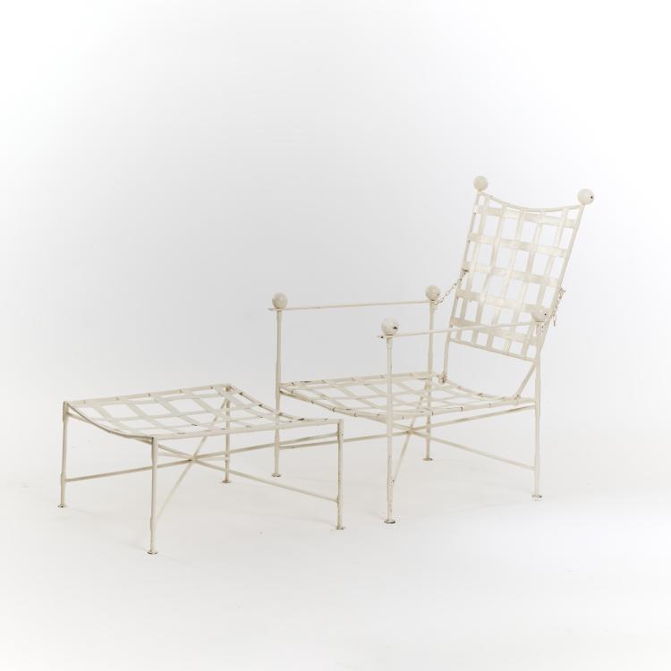 Bild 3 zu Objekt, 'Amalfi' armchair with ottoman, 1960s, Mario Papperzini, Salterini, John, New York, 173A 105