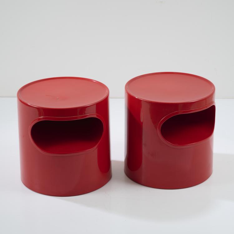 Bild 1 zu Objekt, Zwei Nachtk&auml;sten 'Giano Vano con ruoto', 1966, Emma Schweinberger-Gismondi, Artemide, Mailand, 173A 146