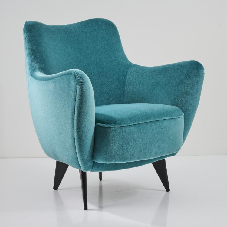 Hauptbild zu Objekt, Armchair 'Perla', c. 1952, Giulia Veronesi, Isa, Bergamo, 172A 87