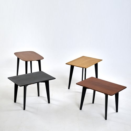Four side tables from the 'Triva series' 1950s