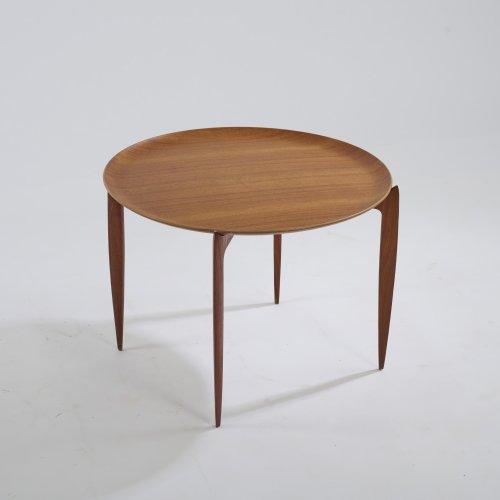 Foldig table with removable tray, c. 1955