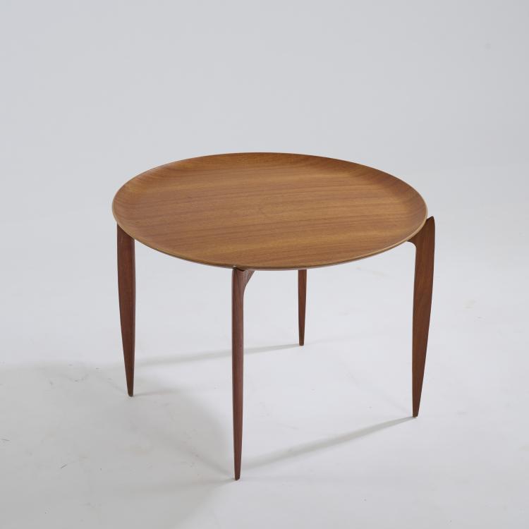 Bild 3 zu Objekt, Klapptisch mit abnehmbarem Tablett, um 1955, H. Engholm,Svend Age Willumsen, Hansen, Fritz, Allerod; Ilums Bolighus, Kopenhagen, 173B 463