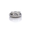 Brilliant platinum men's ring