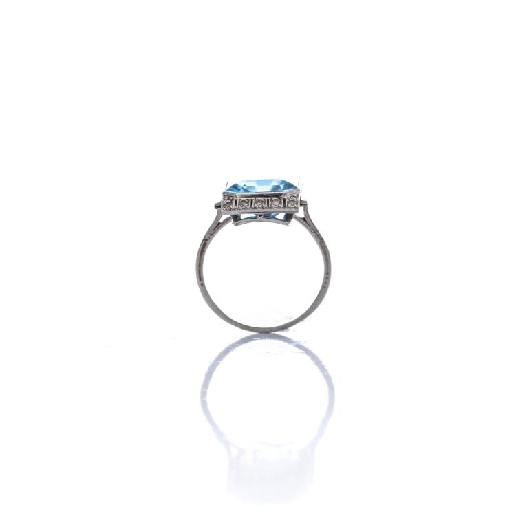 Bild 1 zu Objekt, Aquamarine Ring, 172E 658