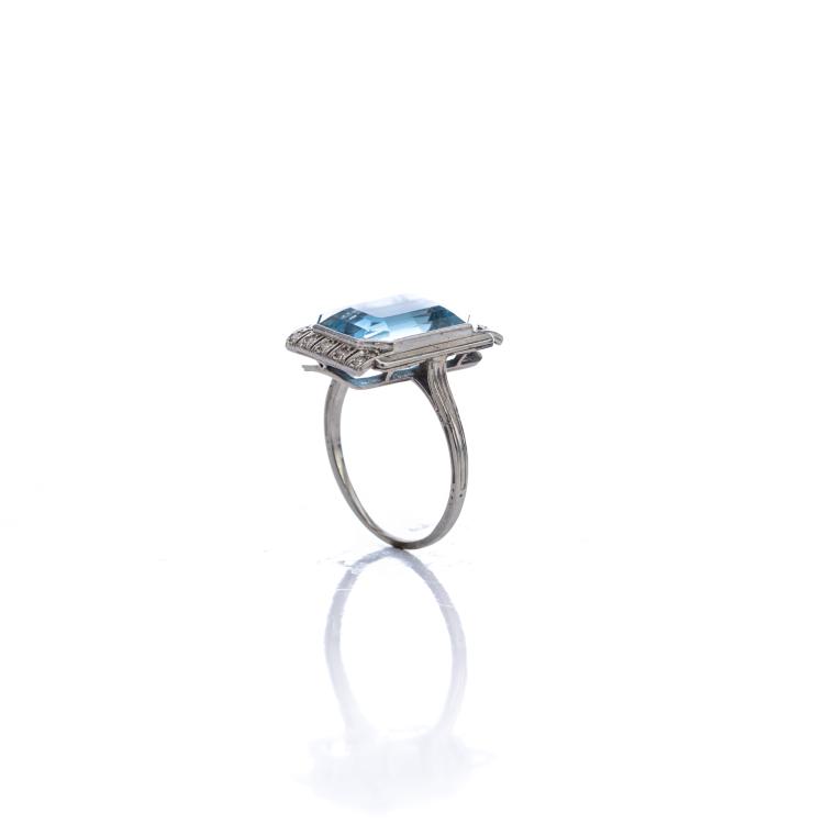Bild 2 zu Objekt, Aquamarine Ring, 172E 658