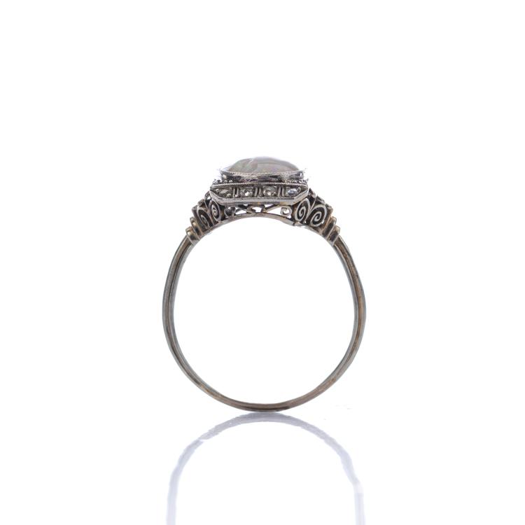 Bild 1 zu Objekt, Art Deco Opal Ring, 172E 693