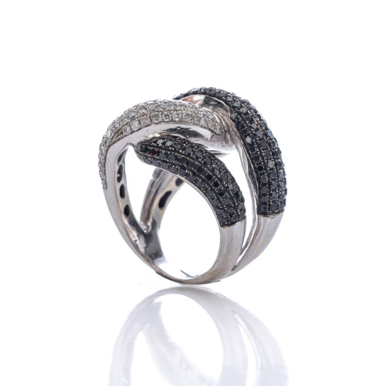 Bild 2 zu Objekt, Exceptional pav&eacute; ring, 172E 707