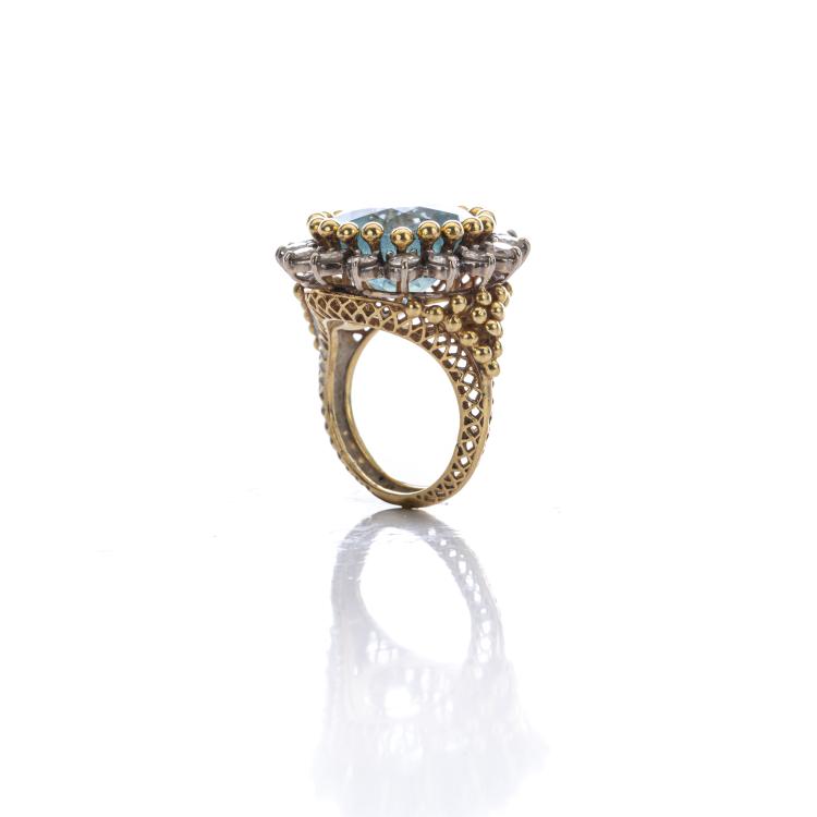 Bild 1 zu Objekt, Aquamarine Ring, 172E 661