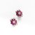 Pair of ruby stud earrings