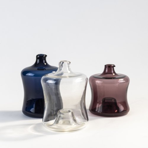 Drei stapelbare Vasen 'I-Glass', 1959