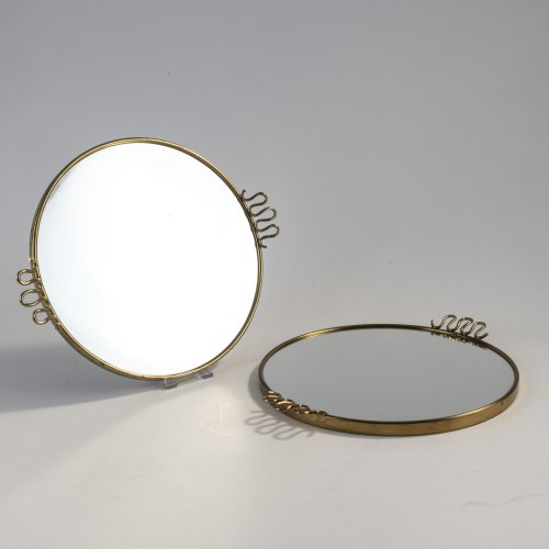 Two mirror trays, 1950s
