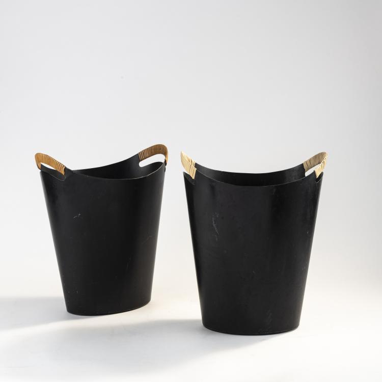 Bild 1 zu Objekt, Zwei Papierk&ouml;rbe, um 1955, Finn Juhl,Grethe Kornerup-Bang, &Oslash;rskov, Torben & Co., Kopenhagen, 173B 405