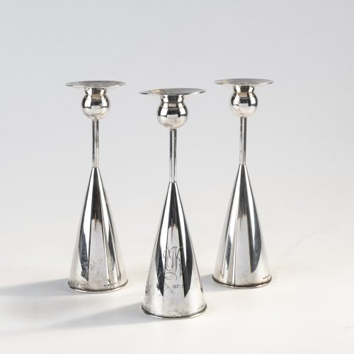 Three candlesticks, 1966