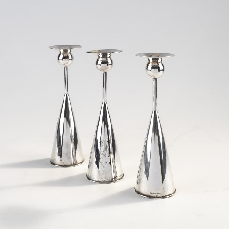 Bild 1 zu Objekt, Three candlesticks, 1966, Kultakeskus Oy, H&auml;meenlinna, 172B 368