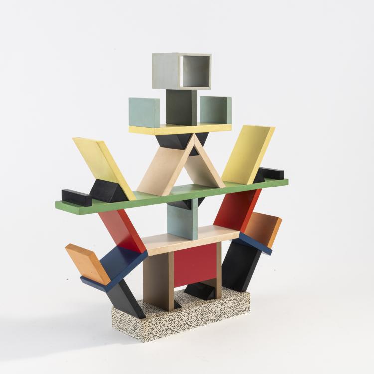 Bild 1 zu Objekt, Miniature model of the 'Carlton' shelf, 1981, Ettore Sottsass, Memphis, Mailand, 173A 82