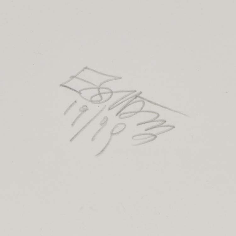 Bild 1 zu Objekt, Etching 'Una torre sul mare', 1987, Ettore Sottsass, designers'art, 173A 91