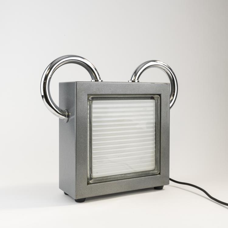 Hauptbild zu Objekt, Table light 'Topolino' from the 'Loftlight' series, 1989, Matteo Thun, Bieffeplast, Padua, 173A 271