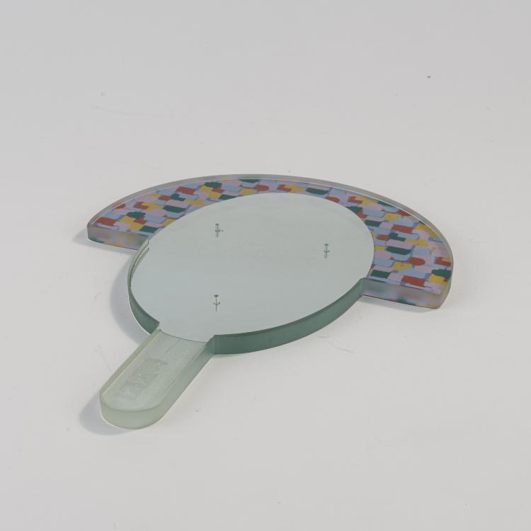 Bild 1 zu Objekt, Hand mirror from the '33 Mirrors' series, 1993, Alessandro Mendini, Glas, Marcherio, 173A 84
