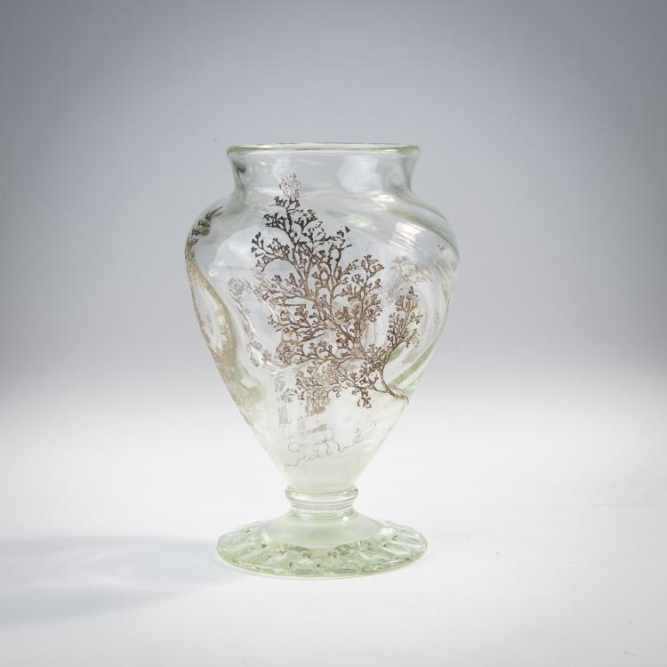 Hauptbild zu Objekt, Small vase 'Foug&egrave;res', c. 1885, Emile Gall&eacute;, Gall&eacute;, Emile, Nancy, 172A 13