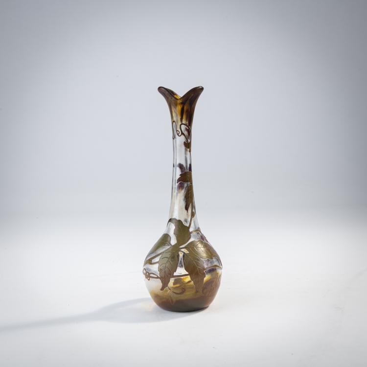 Hauptbild zu Objekt, Kleine Vase 'Vigne vierge', um 1907, Val-St. Lambert, Seraing-sur-Meuse, 172A 17