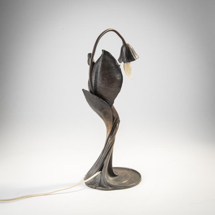 Bild 2 zu Objekt, Fig&uuml;rliche Tischleuchte, 1900, Gustav Gurschner, Gurschner, 172A 8