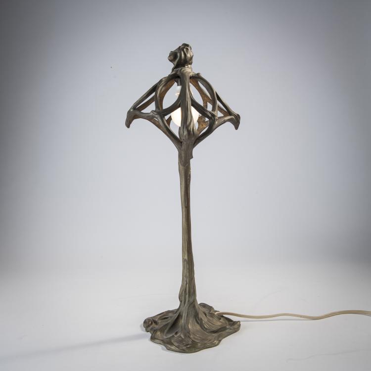 Bild 2 zu Objekt, Fig&uuml;rliche Tischleuchte, um 1900, Gustav Gurschner, Gurschner, 172A 9