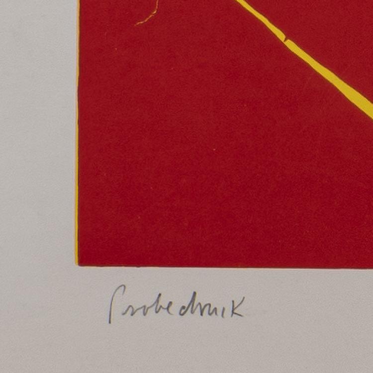 Bild 3 zu Objekt, Five art posters from the 1972 Olympics and a test print, 1968 - 1972, Otmar Alt,Horst Antes,Marino Marini,Serge Poliakoff,H P Zimmer, Edition Olympia 1972 GmbH, 1969, 172C 414