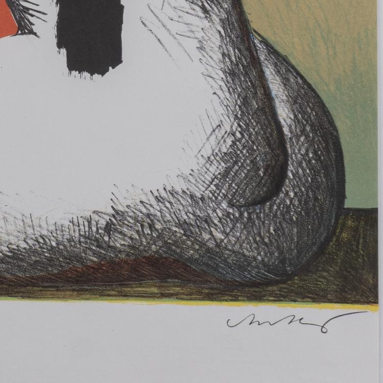 Bild 9 zu Objekt, Five art posters from the 1972 Olympics and a test print, 1968 - 1972, Otmar Alt,Horst Antes,Marino Marini,Serge Poliakoff,H P Zimmer, Edition Olympia 1972 GmbH, 1969, 172C 414