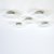 Five 'Eklipta' wall/ceiling lights, 1959