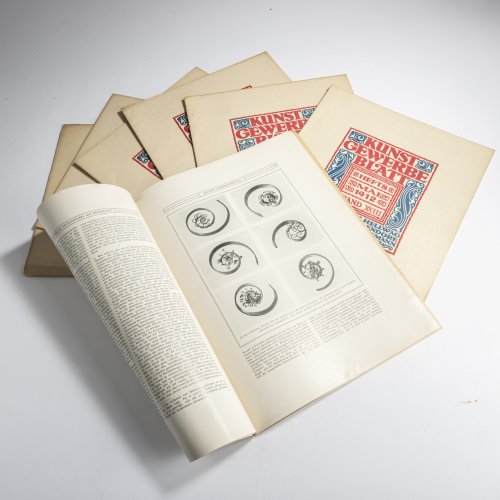 Kunstgewerbeblatt, 7 Hefte, 1912