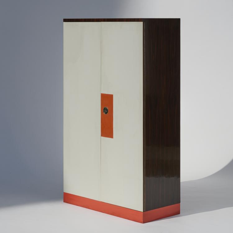 Hauptbild zu Objekt, 'Bauhausschrank', um 1930, Alfred Ehrhardt (Umkreis), Bauhaus, Dessau, 176B 69