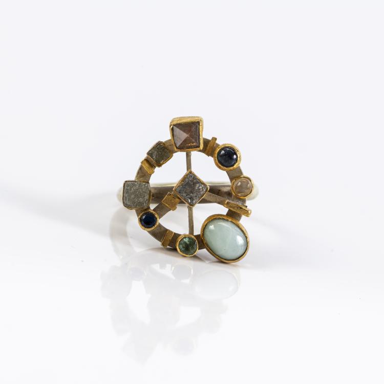 Bild 1 zu Objekt, Ring, c. 1990, Hermann J&uuml;nger, 172D 538