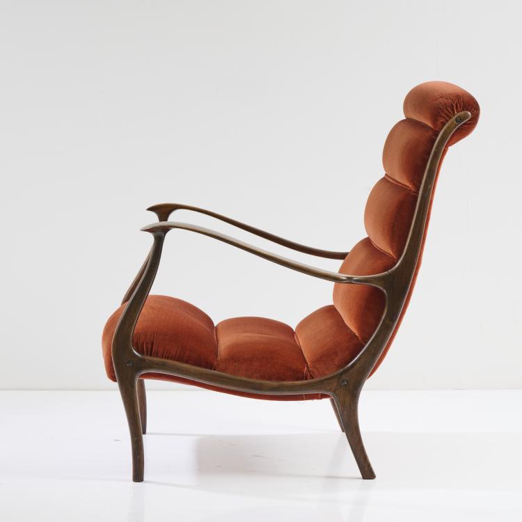 Hauptbild zu Objekt, Armchair 'Mitzi', 1950s, Ezio Longhi, Elam, Italien, 173A 47
